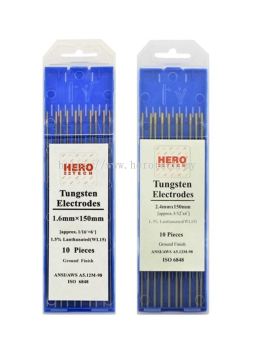 HERO TECH WL15 LANTHANUM TUNGSTEN ELECTRODE (GOLD)