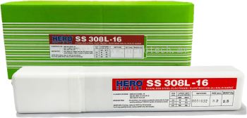 HERO TECH STAINLESS STEEL WELDING ELECTRODE TITANIA TYPE SS 308L-16