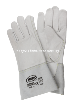 HEROSAFE PREMIUM GOATSKIN WITH KEVLAR THREAD WELDING GLOVE