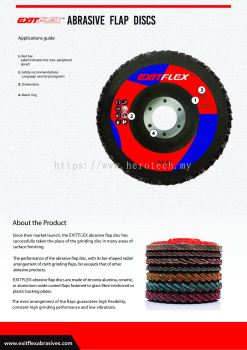 EXITFLEX ABRASIVE FLAP DISC