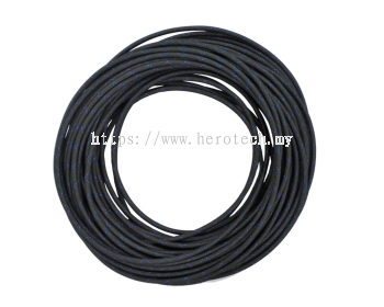 HERO TECH BLACK BRAIDED GAS HOSE 5 X 8MM