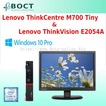 Lenovo ThinkCentre M700 Tiny + Lenovo ThinkVision E2054A
