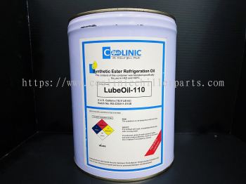 COOLINIC-LUBEOIL-110 Coolinic Synthetic-Ester Refrigeration Oil [5-Gal.] S/S PP23BZ110005