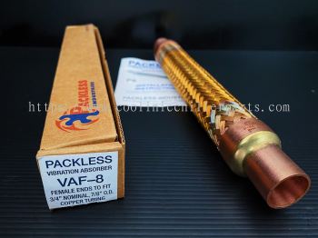 VAF-8 Packless USA 7/8" Vibration Absorber [Max Working Pressure 620 Psig]