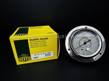 MR-205-DS-MULTI-16-BAR Refco Oil-Filled Presure Gauge - Low/Suction [R22/R134a/R404/R407C] 1/4" SAE