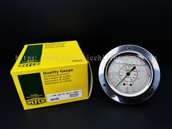 MR-305-DS-MULTI-35-BAR Refco Oil-Filled Pressure Gauge - High/Discharge [R22/R134A/R404/R407C] 1/4" SAE