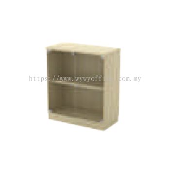 Swinging Glass Door Low Cabinet