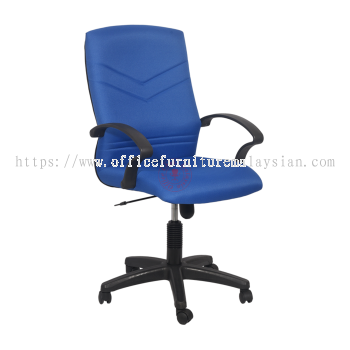 Medium Back Chair / Office Chair / Kerusi Ofis / Kerusi Pejabat (PP Base)