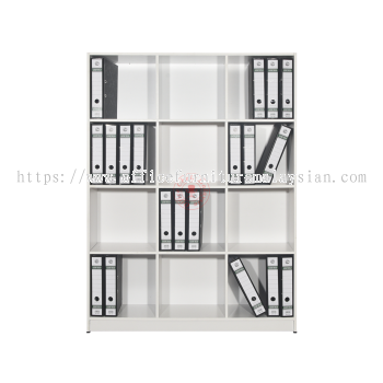 12 Compartment Bookshelf / Storage Cabinet / File Cabinet / Bookcase / Display Cabinet / Almari Buku / Buku Cabinet /Rak