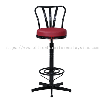 Bar Stool with Backrest | Bar Chair | High Stool | Counter Chair | Kerusi Tinggi | Kerusi Kaunter