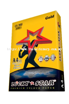 Lucky Star A4 Colour Simili Paper 80gsm Dark Colour 