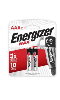 Energizer Max AAA 2Pcs / 4 Pcs / 6Pcs/ 8Pcs 