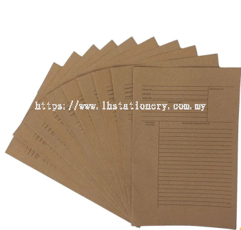 Campap Kraft Paper File (Minute File ) 120gsm (100pcs )F4 
