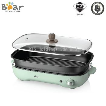 BEAR ELECTRIC MULTIFUNCTION GRILL PAN BMG3-G4L HOUSEHOLD ELECTRIC BARBECUE MACHINE TEFLON NON-STICK COATING