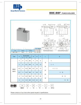 BBE.BBF Punch Holder