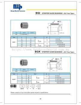 BGK Stripper Guide Bushings (Oil Free type)