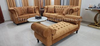 H3333 sofa + CL04 CHAISE LOUNGE 