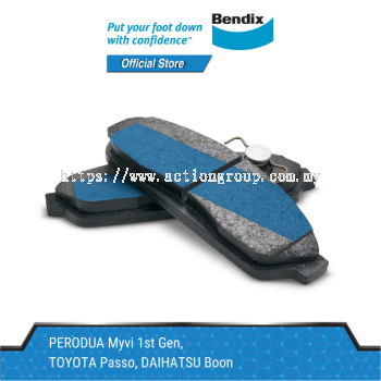 Bendix Front Brake Pads - Perodua Myvi 1st Gen/Toyota Passo/Daihatsu Boon DB1768