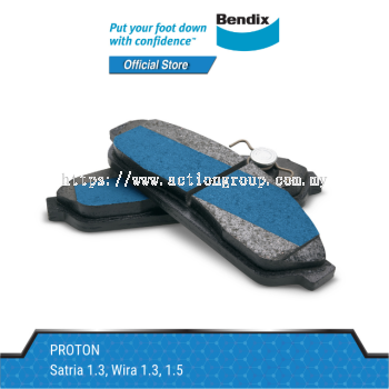 Bendix Front Brake Pads - Proton Satria 1.3/Wira 1.3/1.5 DB1277