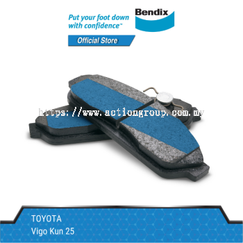 Bendix Front Brake Pads for Toyota Vigo Kun 25 DB1739