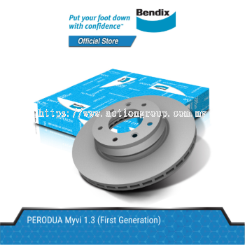 Bendix Front DISC ROTOR (1 SET)  Perodua Myvi 1.3 First Generation (BR9547)