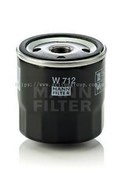 Original MANN-FILTER Oil Filter W 712 - For Opel Ascona-A 1.2 S