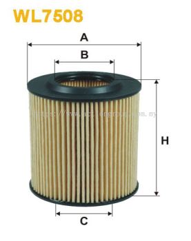 Original WIX Oil Filter WL7508 - for MAZDA BT-50 II 2.2 CRD