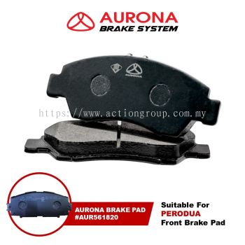 Aurona Brake Pad AUR561820 Front Alza Prius Vios Yaris CT200h