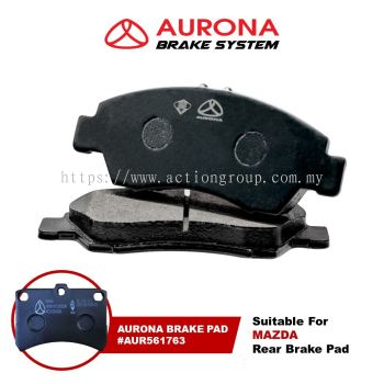 Aurona Brake Pad AUR561763 Rear Mazda 3/5 Biante Focus Kuga S40