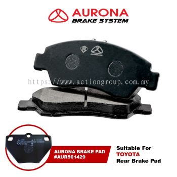 Aurona Brake Pad AUR561429 Rear Altis Celica IST Prius Vios Voltz