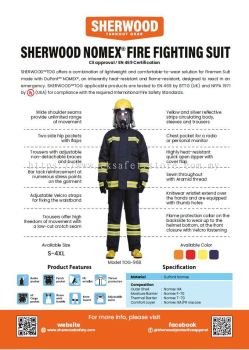 NOMEX FIRE FIGHTING SUIT