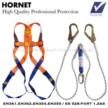 HORNET FULL BODY HARNESS & ENERGY ABSORBER & DOUBLE  LANYARD & 2 BIG HOOKS (HT08K&HT02)