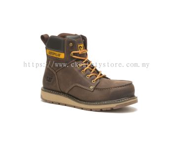 Caterpillar Men��s Calibrate Brown Leather CSA Steel Toe Work Boots P725462