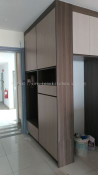 CUSTOM SHOE CABINET WITH BENCH
