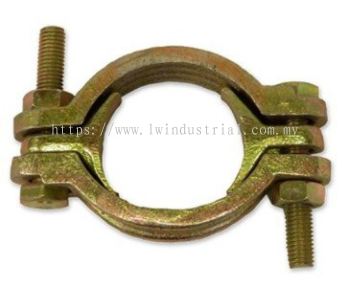 Double Bolt Clamps - Galvanized steel