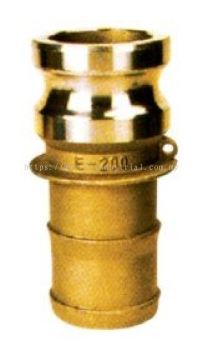 Brass Camlock Couplings (NPT/BSPT) - Male Adapter x Hose Shank (E)
