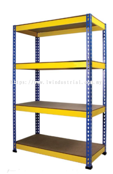 Boltless rack with hdf board/plywood