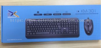 KM-301 WIRED USB COMBO KEYBOARD & MOUSE