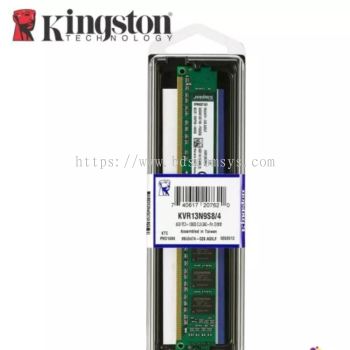 Kingston 4GB DDR 3 1333Mhz Desktop Value Ram - KVR13N9S8/4 - BDS 36