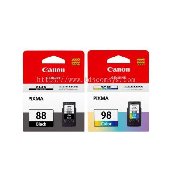 Canon PG-88 Black & PG-98 Tri-Color Ink Cartridge Set