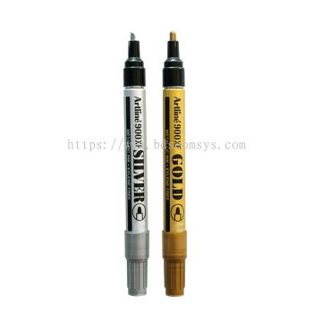 Artline Metallic Marker - Gold & Silver