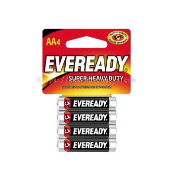 Eveready Super Heavy Duty AA Batteries - Pack of 4