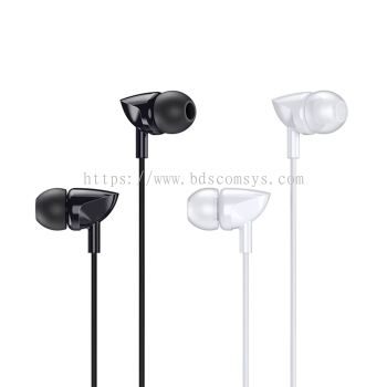 REMAX RW-106 Wired Headset Earphones   Black and White