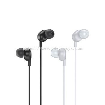 REMAX RW-105 Wired Headset Earphones   Black and White