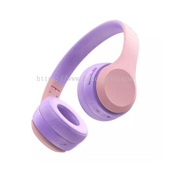 HAVIT H626BT Kids Headphones   Pink Wireless Headphones