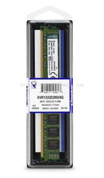 Kingston Value RAM 8GB DDR3 1333MHz PC RAM PC3-10600U DIMM Desktop Memory (KVR1333D3N9/8G)