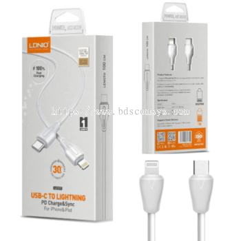 LDNIO LC131I Type C to Lightning Fast Charging 1M Cable