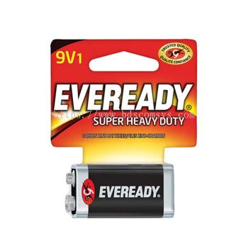 Eveready Super Heavy Duty 9V Battery