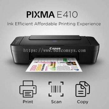 Canon Pixma Inkjet E410 Compact All-In-One Printer