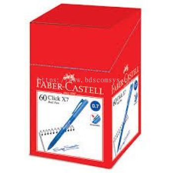 FABER CASTELL Click X7 Ball Pen 0.7 Blue